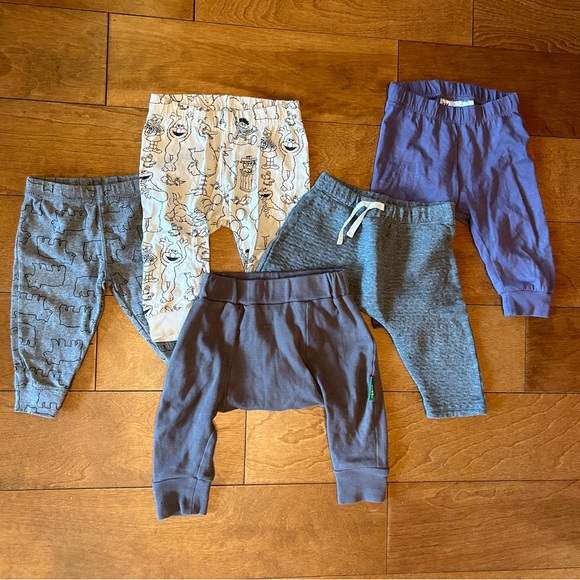 5 pairs baby pants size 3-6 months - Picture 3 of 12